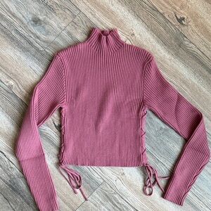 Alter'd State Mock-Neck Long-Sleeve Sweater
